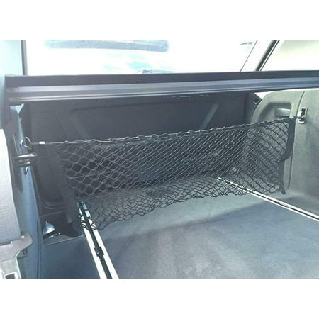 EACCESSORIES EA Rear Trunk Organizer Cargo Net for BMW X3 2011-2023 – Envelope Style Cargo Net for SUV – Premium Mesh Elastic Car Trunk Organizer Vehicle Carrier Storage – Compatible with BMW X3