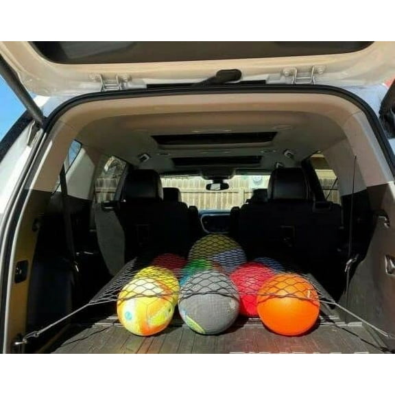 EACCESSORIES EA Rear Trunk Organizer Cargo Net for Buick Enclave 2018-2023  Floor Style Cargo Net for SUV  Premium Mesh Car Trunk Organizer Vehicle Carrier Storage  Compatible with Buick Enclave
