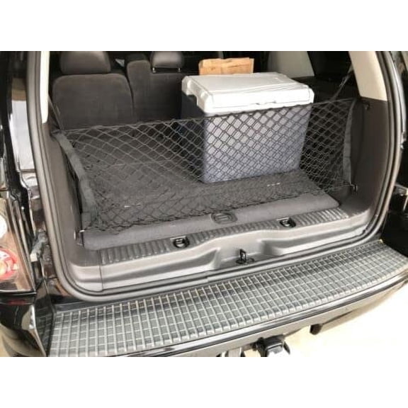 EACCESSORIES EA Rear Trunk Organizer Cargo Net for FORD EXPLORER 2002-2010 Envelope Style Cargo Net for SUV Premium Mesh Car Trunk Organizer Vehicle Carrier Storage Compatible with FORD EXPLORER