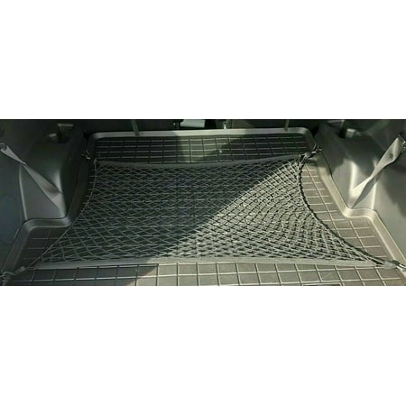 EACCESSORIES EA Rear Trunk Organizer Cargo Net for Genesis GV70 2022-2023 – Floor Style Cargo Net – Premium Mesh Elastic Car Trunk Organizer Vehicle Carrier Storage – Compatible Genesis GV70 2022-2023