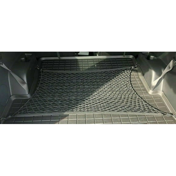 EACCESSORIES EA Rear Trunk Organizer Cargo Net for Genesis GV70 2022-2023 – Floor Style Cargo Net – Premium Mesh Elastic Car Trunk Organizer Vehicle Carrier Storage – Compatible Genesis GV70 2022-2023