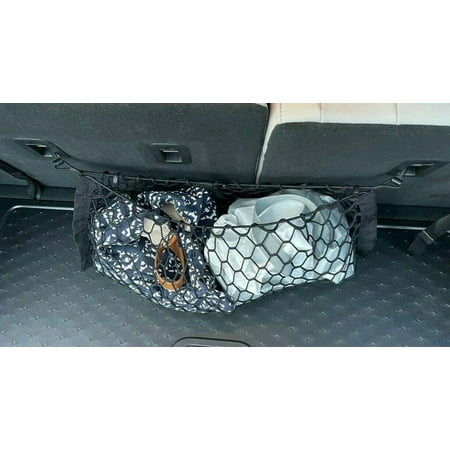 EACCESSORIES EA Rear Trunk Organizer Cargo Net for Genesis GV70 2023 – Envelope Style Cargo Net for SUV – Premium Mesh Car Trunk Organizer Vehicle Carrier Storage – Compatible with Genesis GV70