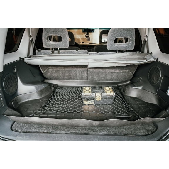 EACCESSORIES EA Rear Trunk Organizer Cargo Net for HONDA CR-V 1997-2001  Floor Style Cargo Net for SUV  Premium Mesh Elastic Car Trunk Organizer Vehicle Carrier Storage  Compatible with HONDA CRV