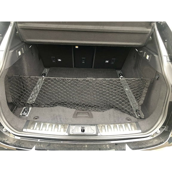 EACCESSORIES EA Rear Trunk Organizer Cargo Net for Jaguar F-PACE 2017-2023  Envelope Style Cargo Net for SUV  Premium Mesh Car Trunk Organizer Vehicle Carrier Storage  Compatible with Jaguar F-PACE