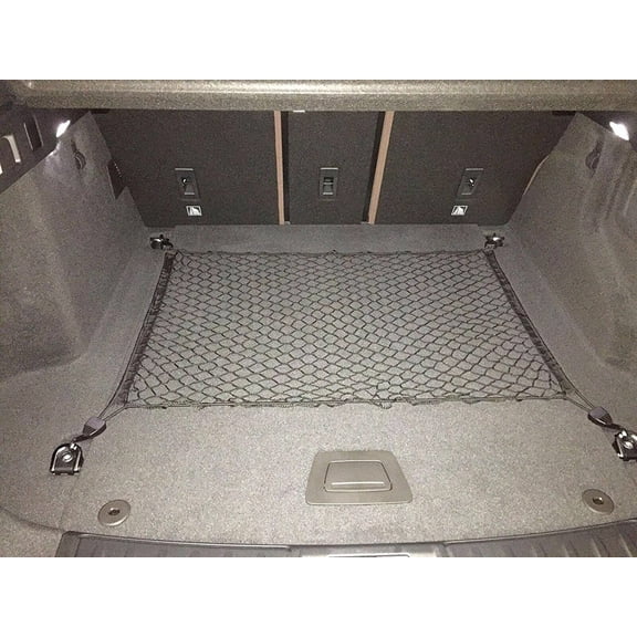 EACCESSORIES EA Rear Trunk Organizer Cargo Net for Jaguar F-PACE 2017-2023  Floor Style Cargo Net for SUV  Premium Mesh Car Trunk Organizer Vehicle Carrier Storage  Compatible with Jaguar F-PACE
