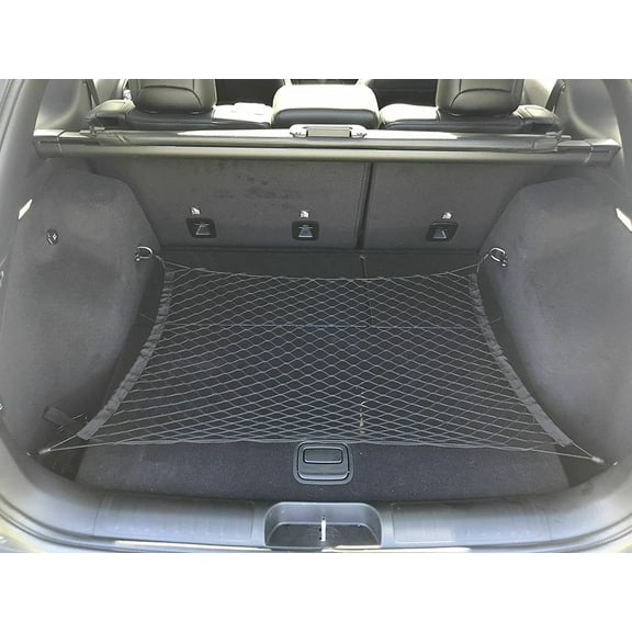 EACCESSORIES EA Rear Trunk Organizer Cargo Net for Jeep Cherokee 2019-2022 Floor Style Cargo Net for SUV Premium Mesh Car Trunk Organizer Vehicle Carrier Storage Compatible with Cherokee