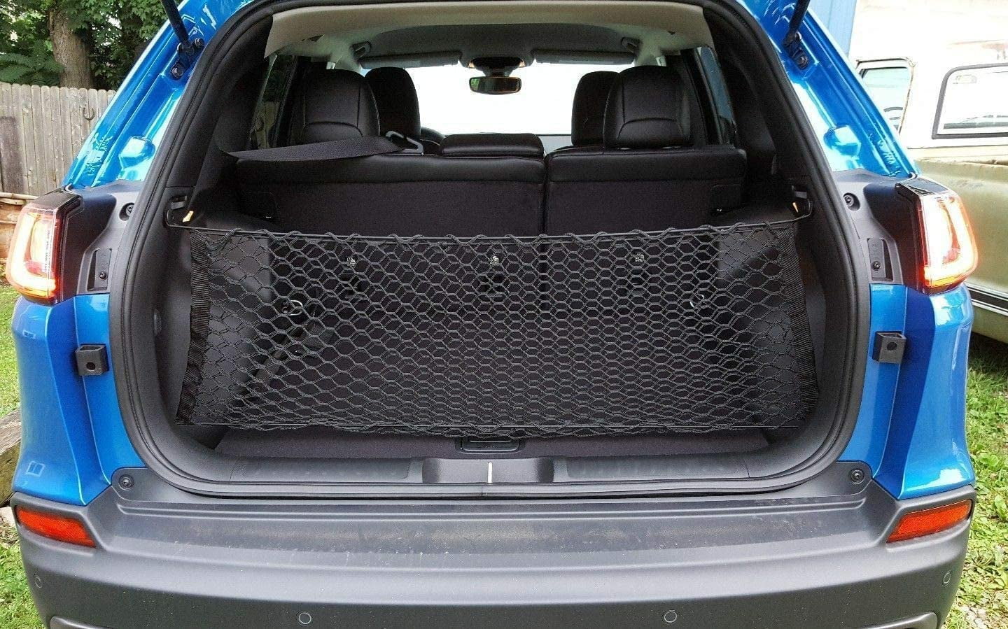 EACCESSORIES EA Rear Trunk Organizer Cargo Net for Jeep Cherokee 2019