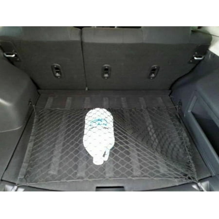 EACCESSORIES EA Rear Trunk Organizer Cargo Net for Jeep Compass 2007-2023 – Floor Style Cargo Net – Premium Mesh Car Trunk Organizer Vehicle Carrier Storage – Compatible Jeep Compass 2007-2023