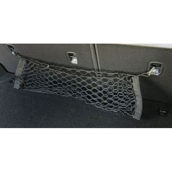 EACCESSORIES EA Rear Trunk Organizer Cargo Net for Jeep Compass Patriot 2007-2017 Envelope Style Cargo Net for SUV Truck Premium Mesh Elastic Car Trunk Organizer Compatible with Compass Patriot