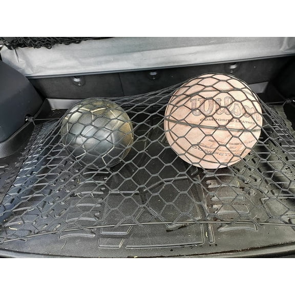 EACCESSORIES EA Rear Trunk Organizer Cargo Net for Jeep Patriot 2007-2017 Floor Style Cargo Net for SUV Premium Mesh Car Trunk Organizer Vehicle Carrier Storage Compatible with Jeep Patriot
