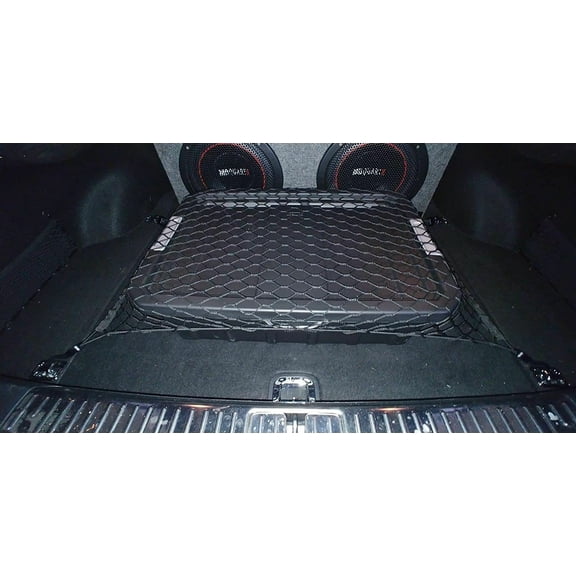 EACCESSORIES EA Rear Trunk Organizer Cargo Net for KIA K900 2015-2020  Floor Style Cargo Net for Sedan  Premium Mesh Elastic Car Trunk Organizer Vehicle Carrier Storage  Compatible with KIA K900