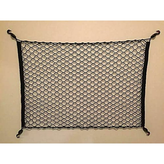 EACCESSORIES EA Rear Trunk Organizer Cargo Net for LINCOLN NAVIGATOR FORD EXPEDITION 2018-2023 – Floor Style Cargo Net for SUV – Premium Mesh Car Trunk Organizer – Compatible with NAVIGATOR EXPEDITION