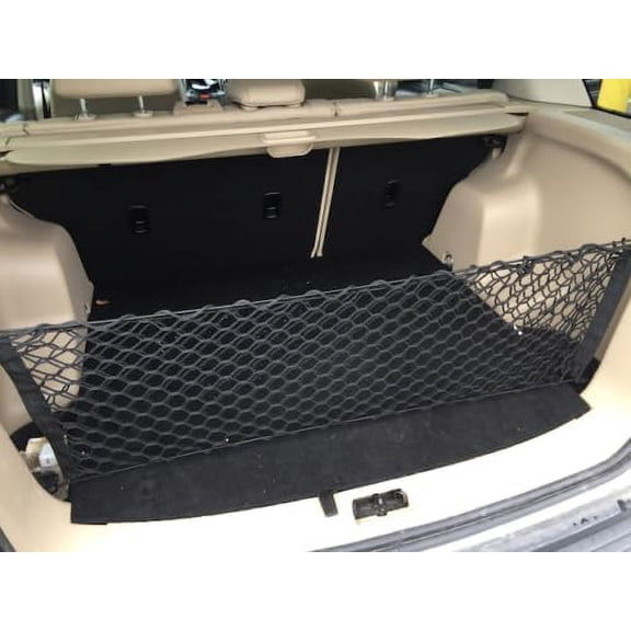 EACCESSORIES EA Rear Trunk Organizer Cargo Net for Land Rover LR2 2008-2015 – Envelope Style Cargo Net for SUV – Premium Mesh Elastic Car Trunk Organizer Vehicle Carrier Storage – Compatible with LR2