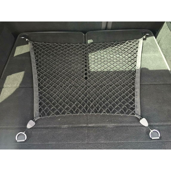 EACCESSORIES EA Rear Trunk Organizer Cargo Net for MERCEDES-BENZ GL-CLASS GLS 2007-2023 – Floor Style Cargo Net for SUV – Premium Mesh Car Trunk Organizer Vehicle Carrier Storage – Compatible with GLS