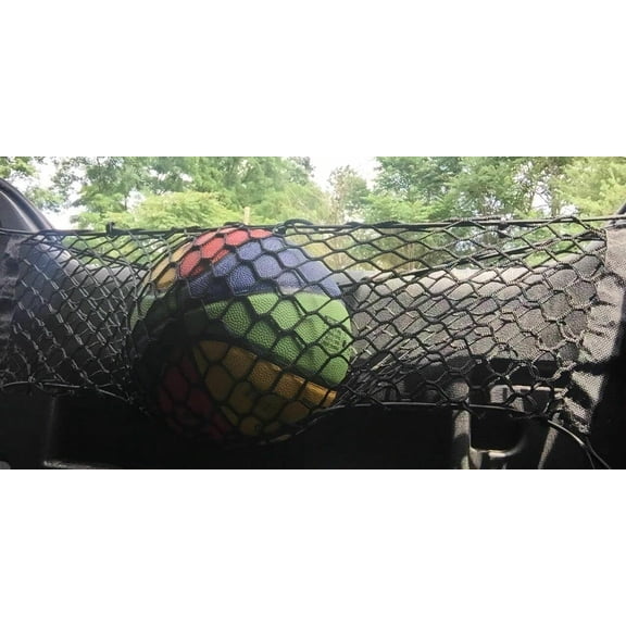 EACCESSORIES EA Rear Trunk Organizer Cargo Net for Mazda RX-8 2004-2011 Envelope Style Cargo Net for Coupe Premium Mesh Elastic Car Trunk Organizer Vehicle Carrier Storage Compatible with RX-8