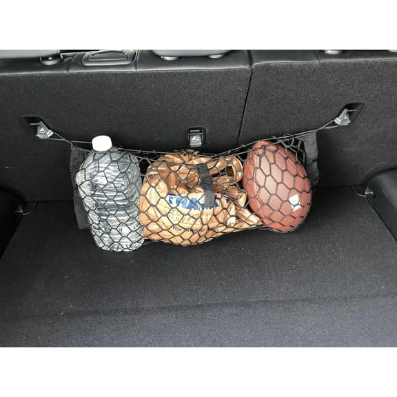 EACCESSORIES EA Rear Trunk Organizer Cargo Net for Nissan Kicks 2017-2023  Envelope Style Cargo Net for SUV  Premium Mesh Car Trunk Organizer Vehicle Carrier Storage  Compatible with Nissan Kicks