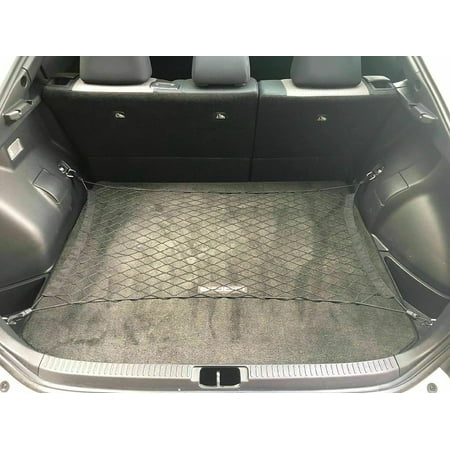 EACCESSORIES EA Rear Trunk Organizer Cargo Net for Scion TC 2011-2016 – Floor Style Cargo Net for Coupe – Premium Mesh Elastic Car Trunk Organizer Vehicle Carrier Storage – Compatible with Scion TC