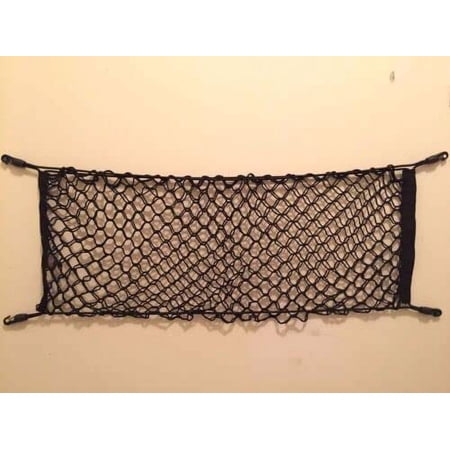 EACCESSORIES EA Rear Trunk Organizer Cargo Net for Smart FORTWO 2005-2018 – Floor Style Cargo Net for Coupe, Convertible, Hatchback – Premium Mesh Car Trunk Organizer – Compatible with Smart FORTWO