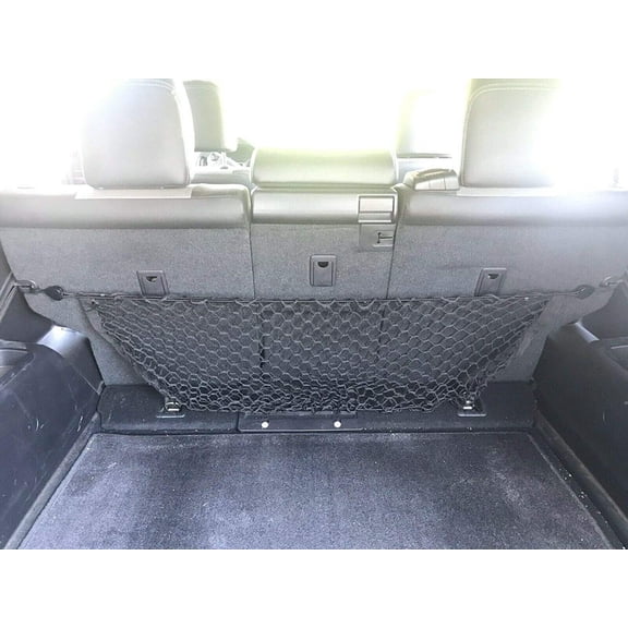 EACCESSORIES EA Rear Trunk Organizer Cargo Net for TOYOTA 4RUNNER 1996-2023 – Envelope Style Cargo Net – Premium Mesh Car Trunk Organizer Vehicle Carrier Storage – Compatible with TOYOTA 4RUNNER