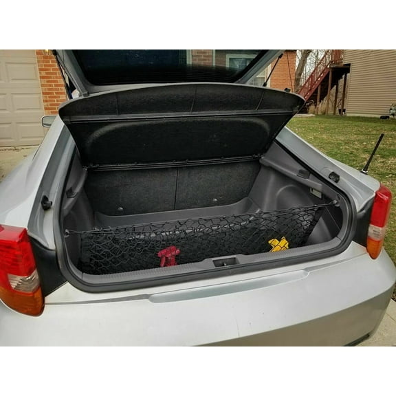 EACCESSORIES EA Rear Trunk Organizer Cargo Net for Toyota CELICA 2000-2005 Envelope Style Cargo Net for Hatchback Premium Mesh Car Trunk Organizer Vehicle Carrier Storage Compatible with CELICA
