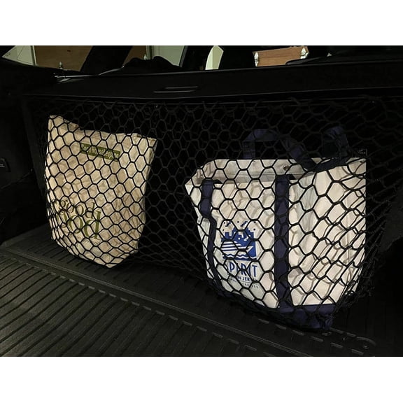 EACCESSORIES EA Rear Trunk Organizer Cargo Net for Volvo XC40 2019-2023 Envelope Style Cargo Net for SUV Premium Mesh Car Trunk Organizer Vehicle Carrier Storage Compatible Volvo XC40 2019-2023