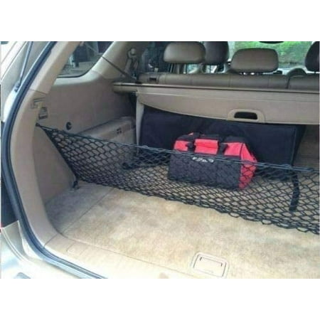 EACCESSORIES EA Trunk Organizer Cargo Net for Acura MDX 2001-2006 – Envelope Style Cargo Net for SUV – Premium Mesh Car Trunk Organizer Vehicle Carrier Storage – Compatible with Acura MDX 2001-2006