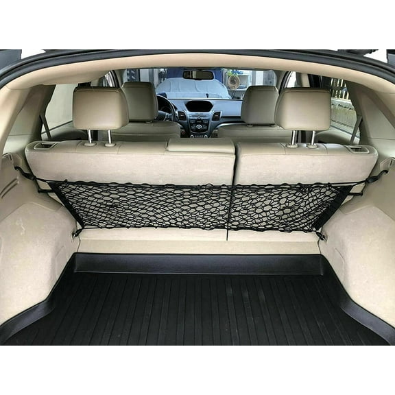 EACCESSORIES EA Trunk Organizer Cargo Net for Acura RDX 2007-2023  Envelope Style Cargo Net for SUV  Premium Mesh Elastic Car Trunk Organizer Vehicle Carrier Storage  Compatible with Acura RDX