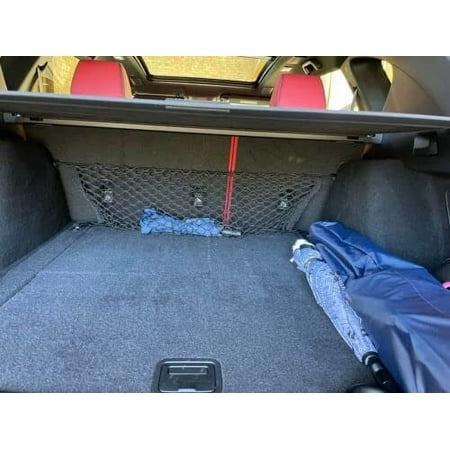 EACCESSORIES EA Trunk Organizer Cargo Net for Acura RDX 2019-2023 – Envelope Style Cargo Net for SUV – Premium Mesh Elastic Car Trunk Organizer Vehicle Carrier Storage – Compatible with Acura RDX