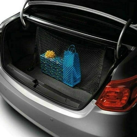 EACCESSORIES EA Trunk Organizer Cargo Net for Acura RLX 2014-2020 – Envelope & Floor Style Cargo Net for Sedan – Premium Mesh Elastic Car Trunk Organizer Vehicle Carrier Storage – Compatible Acura RLX