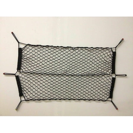EACCESSORIES EA Trunk Organizer Cargo Net for Acura TL 1999-2008 – 2 in 1 Envelope & Floor Style Cargo Net for Sedan – Premium Mesh Elastic Car Trunk Organizer – Compatible with Acura TL 1999-2008