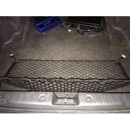 EACCESSORIES EA Trunk Organizer Cargo Net for Acura TL 1999-2008 – 2 in 1 Envelope & Floor Style Cargo Net for Sedan – Premium Mesh Elastic Car Trunk Organizer – Compatible with Acura TL 1999-2008