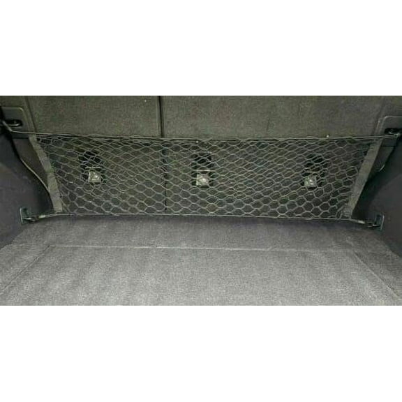 EACCESSORIES EA Trunk Organizer Cargo Net for BMW 1-Series 2005-2022 Envelope Style Cargo Net for Hatchback Premium Mesh Car Trunk Organizer Vehicle Carrier Storage Compatible with BMW 1-Series