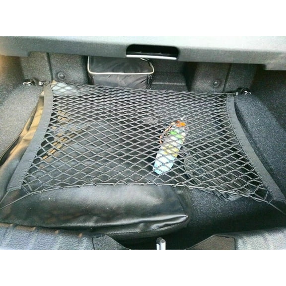 EACCESSORIES EA Trunk Organizer Cargo Net for BMW 2-Series 2014-2023  Floor Style Cargo Net for Sedan, Coupe, Convertible  Premium Mesh Car Trunk Organizer  Compatible with BMW 2-Series 2014-2023
