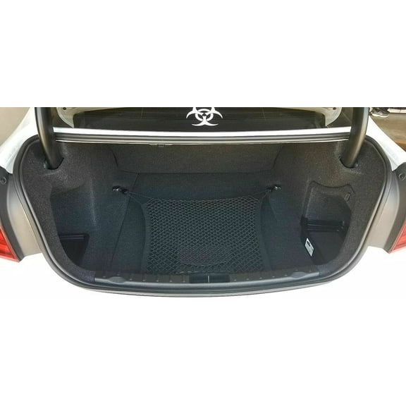 EACCESSORIES EA Trunk Organizer Cargo Net for BMW 3-Series 1999-2023 Floor Style Cargo Net for Sedan Premium Mesh Car Trunk Organizer Vehicle Carrier Storage Compatible BMW 3-Series 1999-2023
