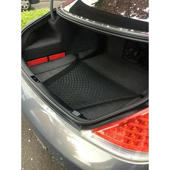 EACCESSORIES EA Trunk Organizer Cargo Net for BMW 6-SERIES 2014-2021 Floor Style Cargo Net Premium Mesh Car Trunk Organizer Vehicle Carrier Storage Compatible BMW 6-SERIES 2014-2021