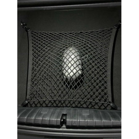 EACCESSORIES EA Trunk Organizer Cargo Net for BMW 8-Series 2019-2023 – Floor Style Cargo Net For Sedan, Coupe, Convertible – Premium Mesh Car Trunk Organizer – Compatible BMW 8-Series 2019-2023