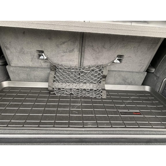 EACCESSORIES EA Trunk Organizer Cargo Net for BMW X7 X7M G07 2019-2023 Envelope Style Cargo Net for SUV Premium Mesh Elastic Car Trunk Organizer Vehicle Carrier Storage Compatible with BMW X7