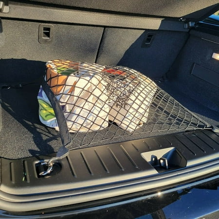 EACCESSORIES EA Trunk Organizer Cargo Net for BMW i3 2014-2021, BMW i3s 2018-2022 – Floor Style Cargo Net – Premium Mesh Car Trunk Organizer Vehicle Carrier Storage – Compatible BMW i3, BMW i3s
