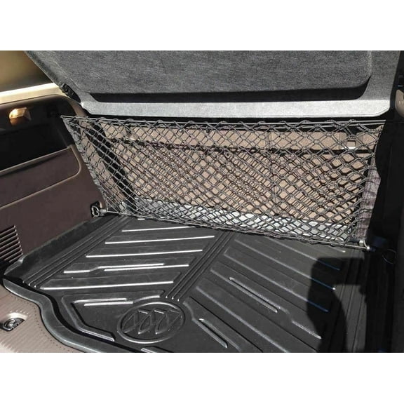 EACCESSORIES EA Trunk Organizer Cargo Net for Buick Encore 2013-2022 Envelope Style Cargo Net Premium Mesh Elastic Car Trunk Organizer Vehicle Carrier Storage Compatible Buick Encore 2013-2022