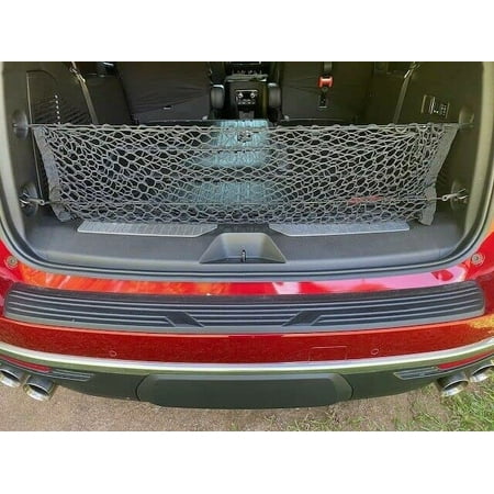 EACCESSORIES EA Trunk Organizer Cargo Net for Cadillac Escalade 2015-2023 – Envelope Style Cargo Net for SUV - Premium Mesh Car Trunk Organizer Vehicle Carrier Storage – Compatible with Escalade