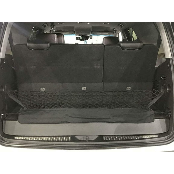 EACCESSORIES EA Trunk Organizer Cargo Net for Chevrolet Tahoe 2015-2023 Envelope Style Cargo Net for SUV Premium Mesh Elastic Car Trunk Organizer Vehicle Carrier Storage Compatible with Tahoe