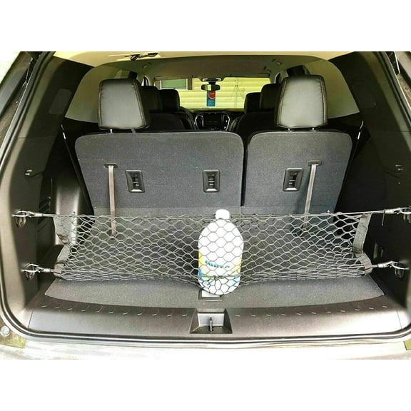 EACCESSORIES EA Trunk Organizer Cargo Net for Chevrolet Traverse 2018-2022 Envelope Style Cargo Net Premium Mesh Car Trunk Organizer Vehicle Carrier Storage Compatible Chevrolet Traverse
