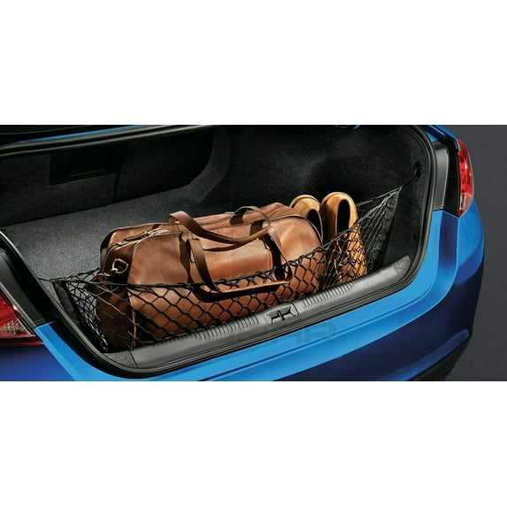 EACCESSORIES EA Trunk Organizer Cargo Net for Chrysler 200 2015-2017 – Envelope Style Cargo Net for Sedan – Premium Mesh Car Trunk Organizer Vehicle Carrier Storage – Compatible Chrysler 200 2015-2017