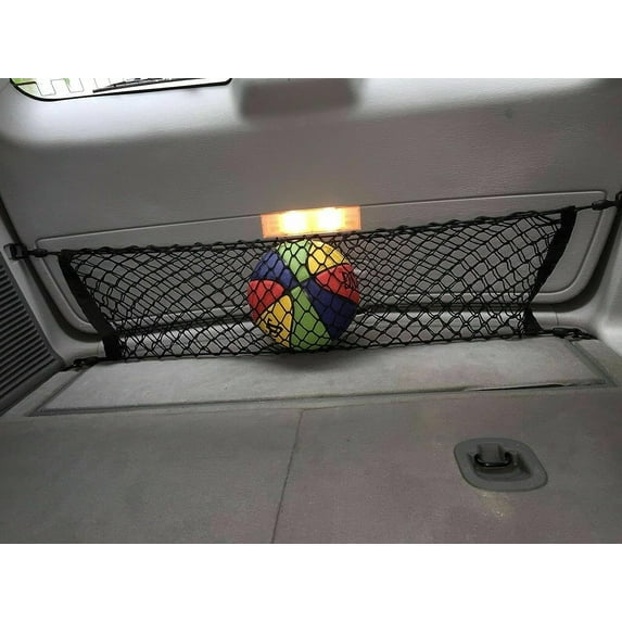 EACCESSORIES EA Trunk Organizer Cargo Net for Chrysler Pacifica 2004-2008 – Envelope Style Cargo Net – Premium Mesh Car Trunk Organizer Vehicle Carrier Storage – Compatible Chrysler Pacifica 2004-2008