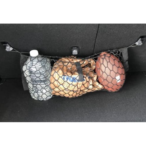 EACCESSORIES EA Trunk Organizer Cargo Net for Ford Bronco 2021-2023 Envelope Style Cargo Net for SUV Premium Mesh Elastic Car Trunk Organizer Vehicle Carrier Storage Compatible with Ford Bronco