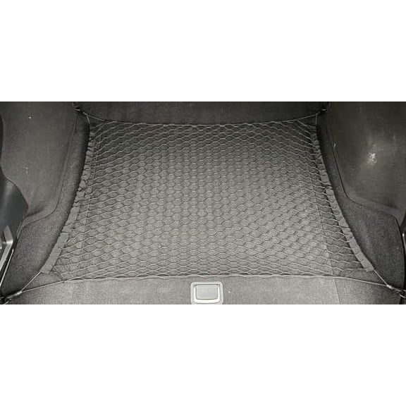 EACCESSORIES EA Trunk Organizer Cargo Net for Ford Bronco Sport 2021-2023 Floor Style Cargo Net for SUV Premium Mesh Car Trunk Organizer Vehicle Carrier Storage Compatible with Ford Bronco Sport