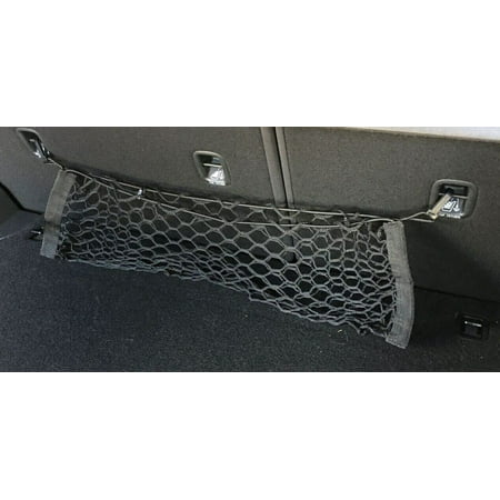EACCESSORIES EA Trunk Organizer Cargo Net for Ford Focus 2012-2018 – Envelope Style Cargo Net for Hatchback – Premium Mesh Elastic Car Trunk Organizer Vehicle Carrier Storage – Compatible Ford Focus