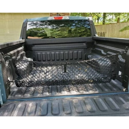EACCESSORIES EA Trunk Organizer Cargo Net for Ford Maverick 2022-2023 – Envelope Style Cargo Net for Pickup – Premium Mesh Car Trunk Organizer Vehicle Carrier Storage – Compatible with Ford Maverick