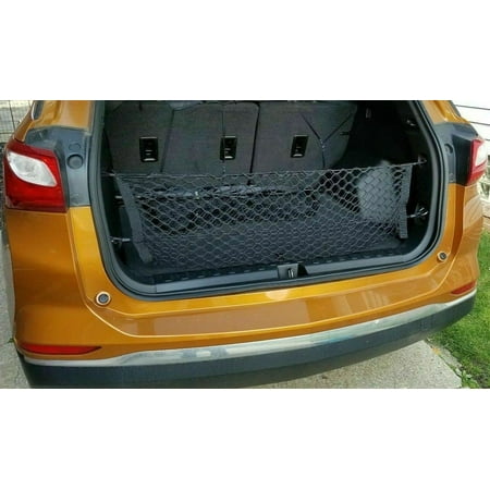 EACCESSORIES EA Trunk Organizer Cargo Net for GMC Terrain 2018-2023 – Envelope Style Cargo Net for SUV – Premium Mesh Elastic Car Trunk Organizer Vehicle Carrier Storage – Compatible with GMC Terrain