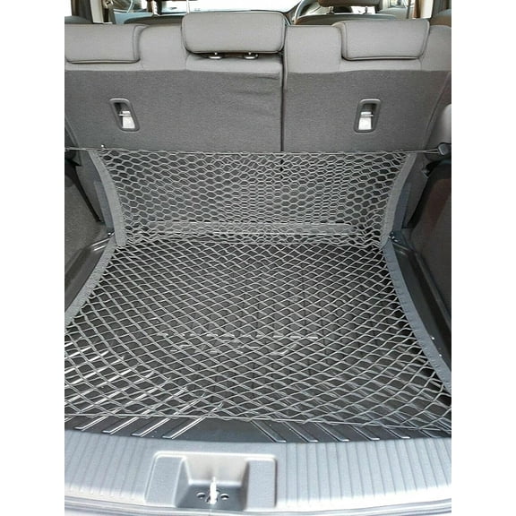 EACCESSORIES EA Trunk Organizer Cargo Net for Honda HR-V 2016-2024 Envelope & Floor Style Cargo Nets for SUV Premium Mesh Elastic Car Trunk Organizer Compatible with Honda HR-V